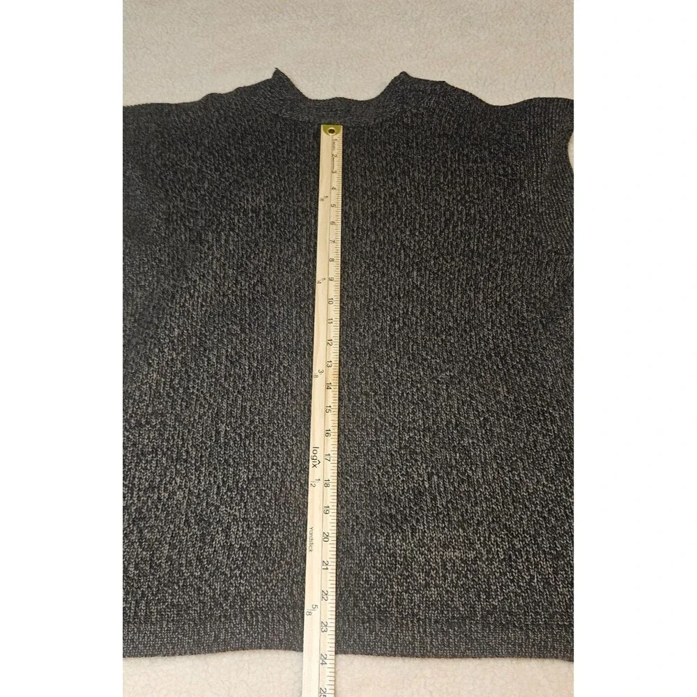 Bobbie Brooks Womens Sweater Vest 1X Brown‎ Knit Button Front Plus Sz Cozy Layer